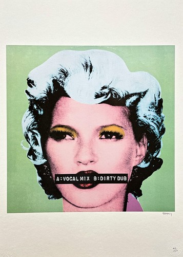 Banksy kate moss numbered - moss,