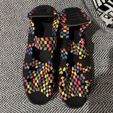 Spanish Sandals Size 3 Multicoloured 