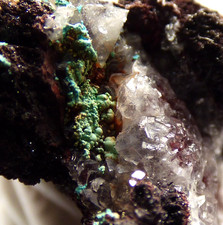 Pseudomalachite Hematite Bampfylde Mine North Molton Devon UK Mineral Specimen
