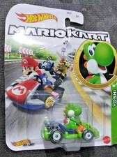 Hotwheels mario kart yoshi PIPE FRAME  new sealed packaging creased
