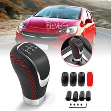 Car 5 Speed Shift Knob Manual Gear Stick Black For Vauxhall Opel Corsa D E VXR