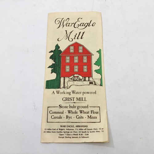 War eagle mill - eagle, brochure