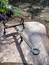 Rare georgian iron downhearth - rare,