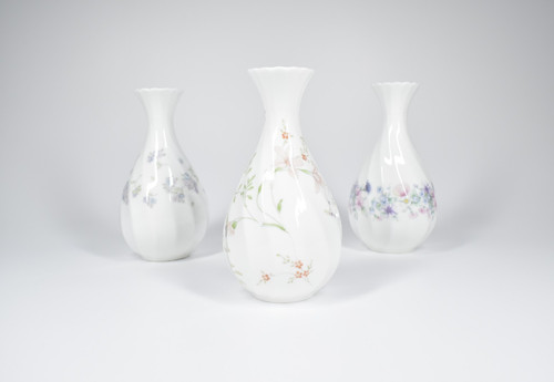 Wedgwood fluted bud vases 3 - fluted,