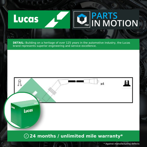 Leads ignition cables set - ignition,