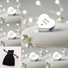 Personalised Heart Bead