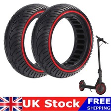 2X Solid Puncture Proof Electric Scooter Tyres Flat Free Tire Replacement Wheel