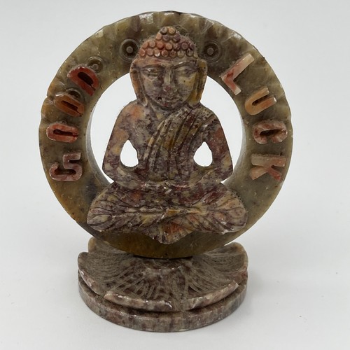 Vintage carved soapstone - carved,