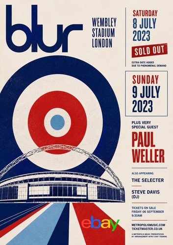 Blue paul weller wembley - blue, 2023