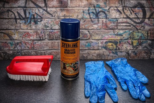 Sterling graffiti remover - graffiti, with