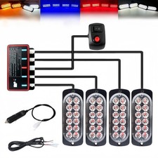 4x 12 LED Car Recovery Strobe