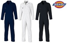 Dickies Work Wear Coverall Overalls Boiler Suit Redhawk Stud Economy Mens WD4819