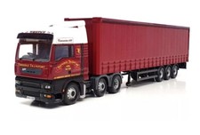 Corgi 1/50 Scale CC13402 - ERF ECT Curtainside Truck Torridge Ltd - Maroon