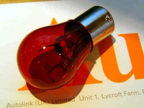 Bulb 12v 21w bayonet cap - , red
