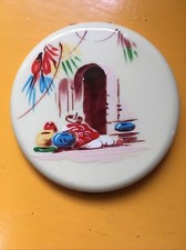 1950s Mexican Novelty Pocket Mirror Compact