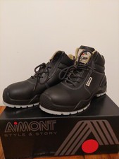Aimont Fortis S3 Composite Toe Cap Safety Boots - Metal-Free - Black UK5(38) NEW