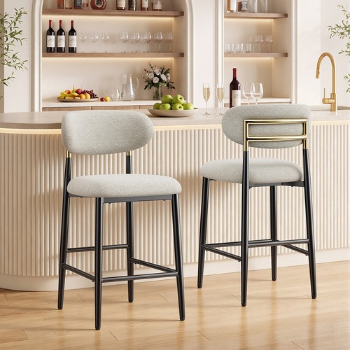 Set curved backrest bar - of,
