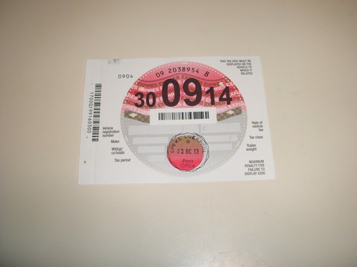 Tax disc 09 - disc..., 30