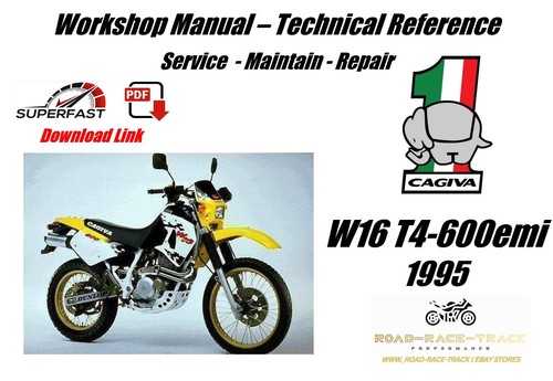 Cagiva w16 600emi service - cagiva,
