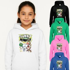 Bunny Vs Monkey Kids Hoody