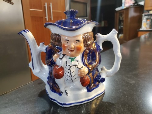 Toby jug tea pot double - toby, sided