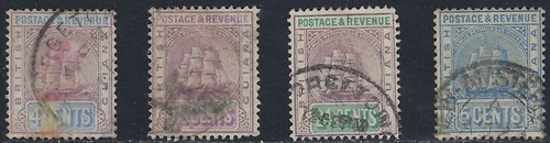 Old stamps from - british, guiana