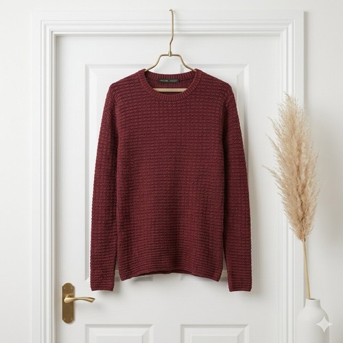 Zara man 100 cotton burgundy - man,