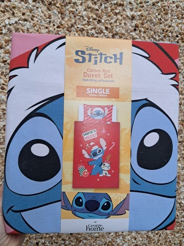Christmas stitch single duvet - single,