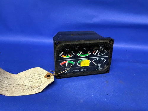 Vintage aircraft gauge new old - vintage,
