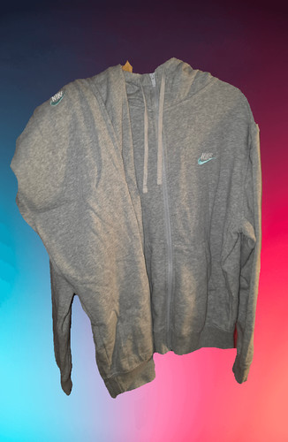 Mens grey hooded nike - mens,