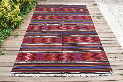 Turkish kilim x102 - kilim, 63''x102''