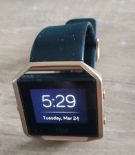 Fitbit Blaze watch. Gold