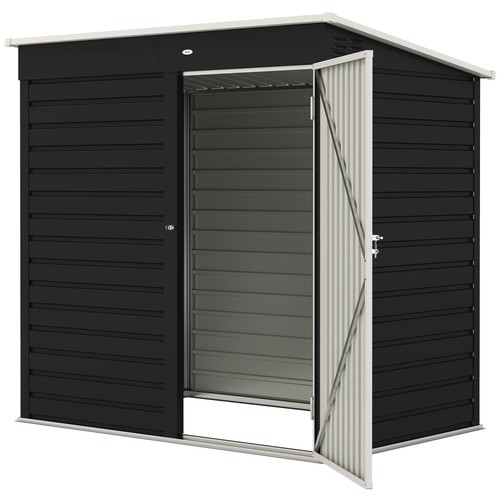 Dark gray metal garden - x, 4'