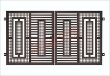 DRIVEWAY GATES/COMPOSITE WOOD