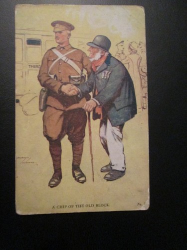 Comic postcard chief of - postcard, the