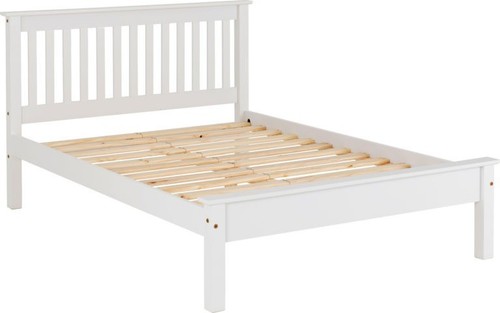 Pine slatted bed - bed, frame