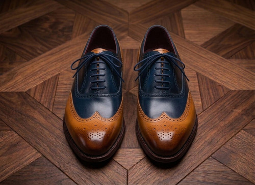 Handmade genuine leather - handmade, blue