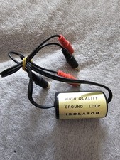 RCA Audio Noise Filter Suppressor Ground Loop Isolator for Car and Home Stereo