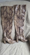 Topshop snake print thigh - snake,