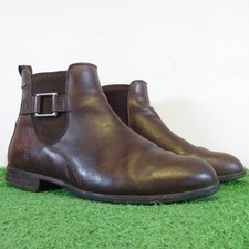 Dubarry Boots Women's Size 6 Brown Leather Chelsea Monaghan Gore-Tex Round Toe