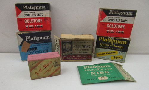 Boxes vintage pen - of,