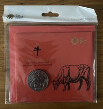 2021 Lunar Year of the OX Royal Mint coin + Lego 40417 Year Of The OX