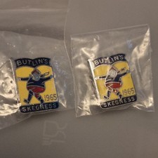 2 Vintage Butlins Badges