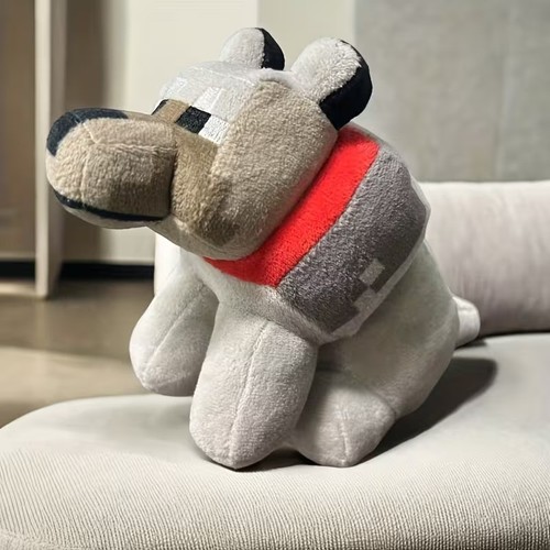 Minecraft dog plushie - minecraft,