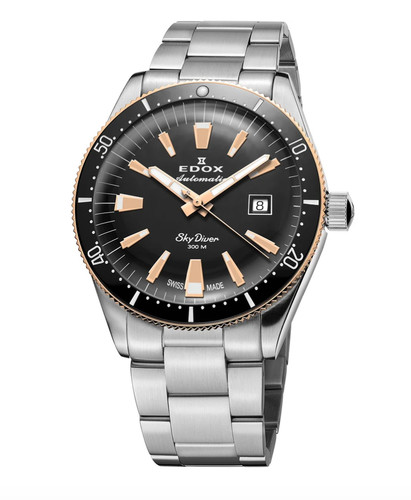 Edox skydiver automatic steel - edox,