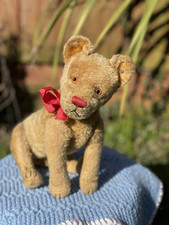 Teddy Bear Steiff Antique Lion / Lioness - Rare Old Cub c1920's w/ button ID