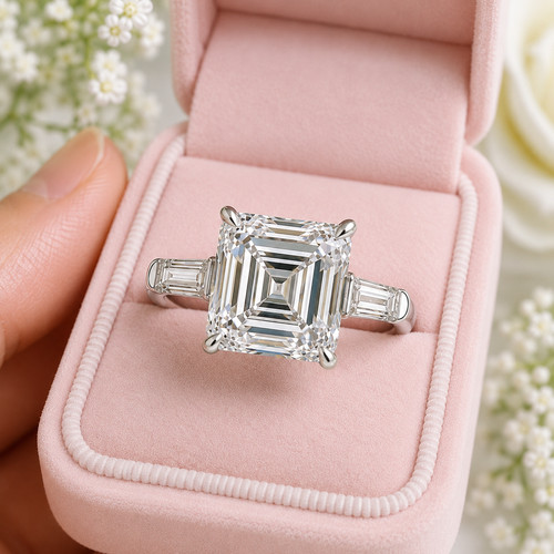 14k white gold igi certified - white,