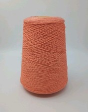 Peach/Orange 'Savannah' 4ply Cone Approx 438g  Bramwell 100% Cotton Yarn 
