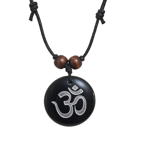 Aum pendant necklace - om,