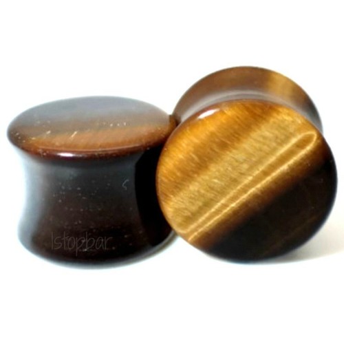 3mm 28mm stone ear plug - stone,